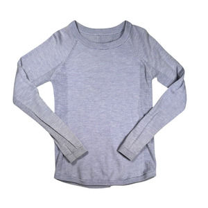 lululemon athletica Gray Crew Neck Sweater
